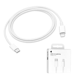 Cabo de Dados USB-C para Lightning 1m, Carregamento Rápido e Transferência de Dados, Branco