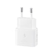 Carregador Rápido Type-C 25W 3A , Priza USB-C Turbo, Branco