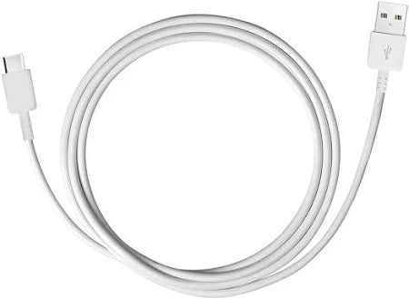 Cabo USB para Type-C 3A 1.2m – Carregamento Rápido, Branco