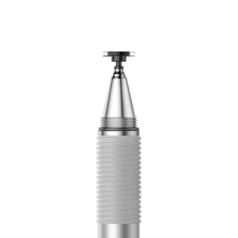 Baseus Golden Cudgel ACPCL-0S double-sided stylus for tablets, phones with gel pen - silver