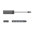 Orico PAPW4A-C3 USB-A Hub Docking Station 4x USB-A 3.0 - Black