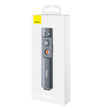 Baseus Orange Dot Wireless Presentation Laser Pointer - Gray (with battery)