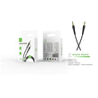 Cable de Audio 3.5mm Aux a 3.5mm Aux 1m-Negro - MX0040 NE
