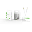 Cable de Audio 3.5mm Aux a 3.5mm Aux 1m-Blanco - MX0040 BL